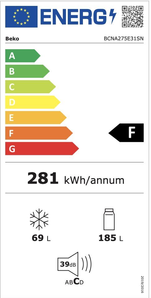 Beko BCNA275E31SN цена и информация | Külmkapid | kaup24.ee