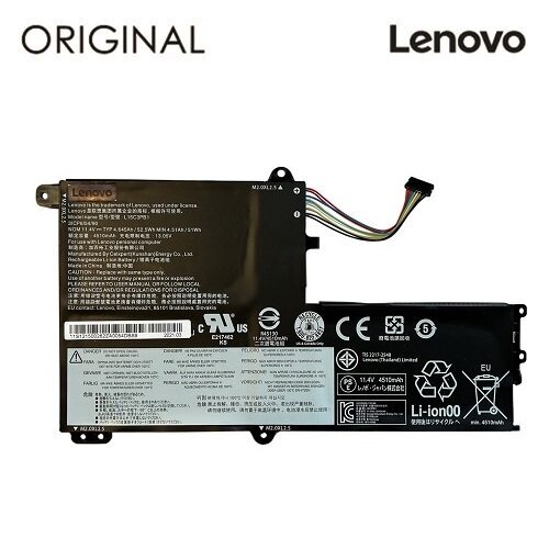 Nešiojamo kompiuterio baterija LENOVO L15C3PB1, 4510mAh, Original цена и информация | Sülearvuti akud | kaup24.ee