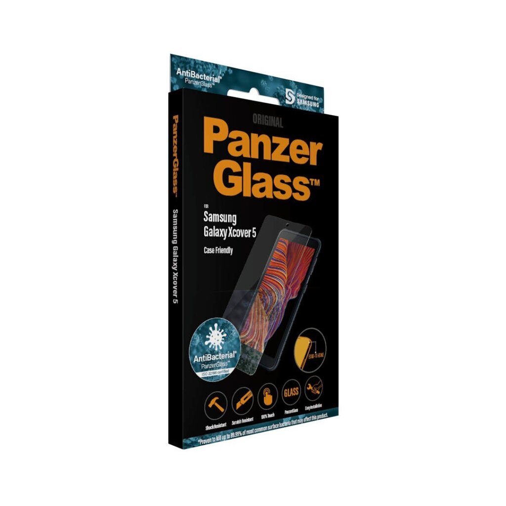 Kaitseklaas PanzerGlass Samsung Galaxy Xcover 5 jaoks hind ja info | Ekraani kaitsekiled | kaup24.ee