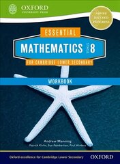 Essential Mathematics for Cambridge Lower Secondary Stage 8 Workbook New edition, Stage 8, Essential Mathematics for Cambridge Lower Secondary Stage 8 Work Book цена и информация | Книги для подростков и молодежи | kaup24.ee