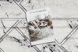 Vaip EMERALD eksklusiivne 0085 glamour, stiilne marmor, geomeetriline valge / hõbedane hind ja info | Vaibad | kaup24.ee