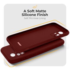 Силиконовый чехол Moozy Minimalist для Xiaomi 12 Pro – винно-красный цена и информация | Чехлы для телефонов | kaup24.ee