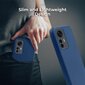Moozy Lifestyle Ümbris Xiaomi 12 Pro - Esmaklassiline Silikoonümbris Mattviimistlusega ja Pehme Mikrokiudvoodriga, Kesköö Sinine цена и информация | Telefoni kaaned, ümbrised | kaup24.ee