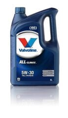 Масло для двигателя Valvoline ALL CLIMATE 5W30, 5л цена и информация | Моторные масла | kaup24.ee