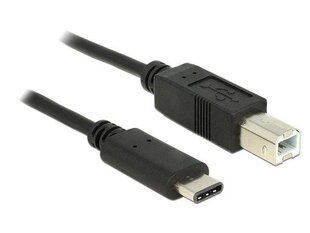 Кабель Delock Cable USB Type-C 2.0 male > USB 2.0 Type-B male, 2m 83330 цена и информация | Кабели для телефонов | kaup24.ee