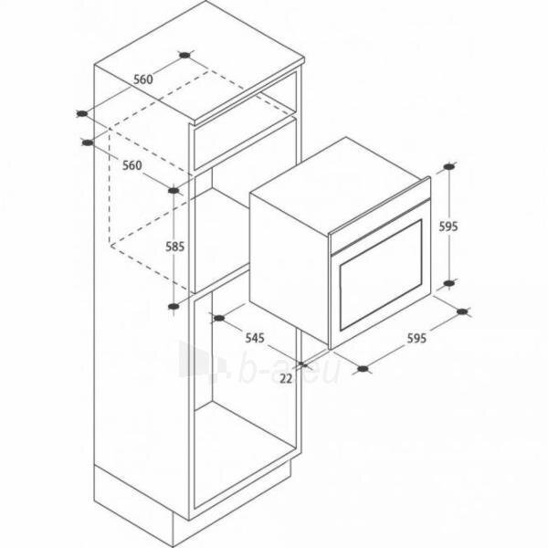 Integreeritav ahi Candy FCS605X hind ja info | Ahjud | kaup24.ee