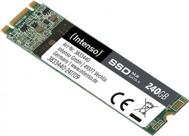 Sisemine kõvaketas Intenso 3833440 High Performance internal SSD, 240GB M.2 SATA III цена и информация | Sisemised kõvakettad (HDD, SSD, Hybrid) | kaup24.ee