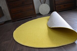 Круглый ковёр Eton, жёлтый цена и информация | Коврики | kaup24.ee