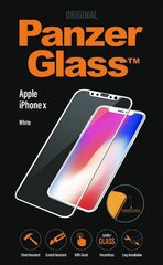 Стекло Panzer Glass для Apple iPhone X / XS / 11 Pro, белое цена и информация | Защитные пленки для телефонов | kaup24.ee