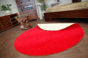 Круглый ковёр Eton, красный цена и информация | Коврики | kaup24.ee