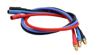 3 tk kaabli pikendus 16AWG 30 cm Banana 3.5mm RC Brushless mootor ESC RC paadid hind ja info | Lisaseadmed | kaup24.ee