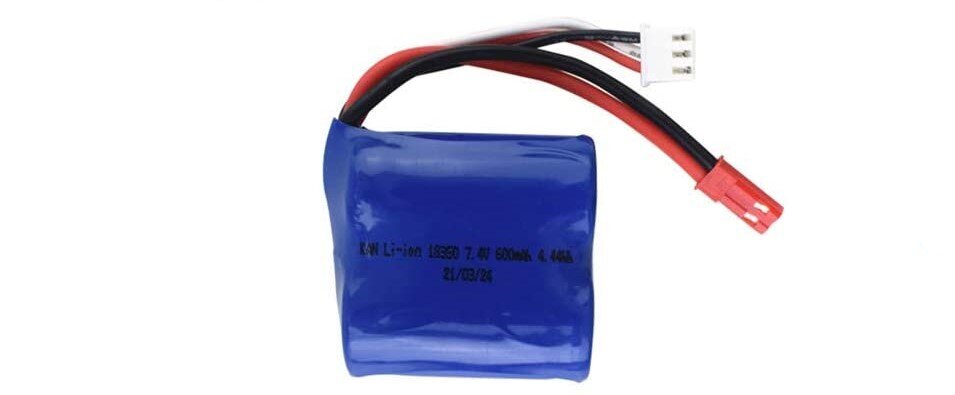 1 tk asendusliitium aku 7.4V 600mAh 15C 18350 kaugjuhtimispuldi paadi mudel RC auto paat hind ja info | Nutiseadmed ja aksessuaarid | kaup24.ee