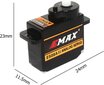 EMax ES08A II 8,6g plastmassist käigukastiga analoogservo koos 15T varrukahoidikuga varuosade komplekt Axial SCX24 RC auto mudelitele hind ja info | Nutiseadmed ja aksessuaarid | kaup24.ee