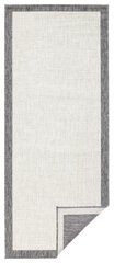 Vaip Northrugs Twin Panama Grey Cream, 80x250 cm цена и информация | Ковры | kaup24.ee