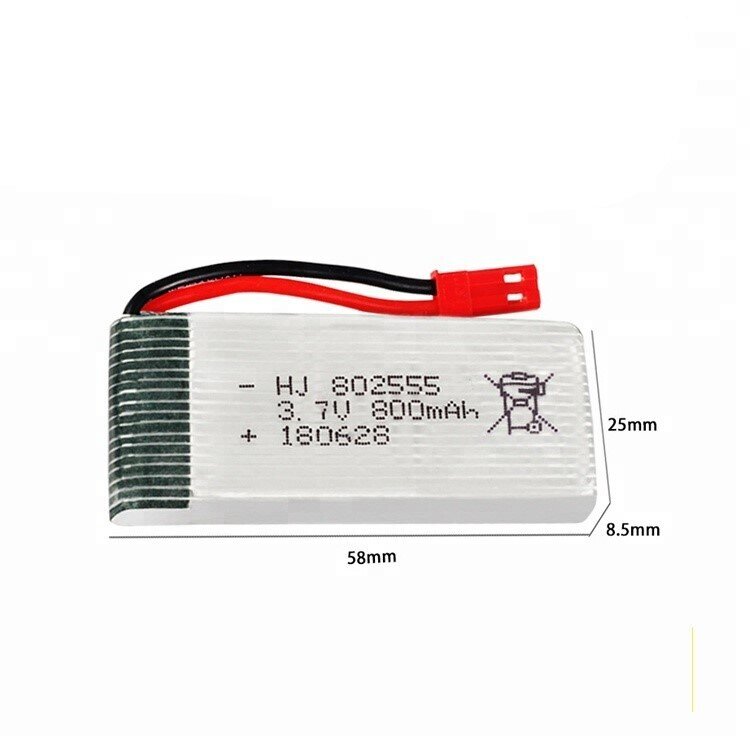 1 tk aku Potensic F181 F181WH F163 H12C droonile 3.7V 800mAh RC aku цена и информация | Nutiseadmed ja aksessuaarid | kaup24.ee