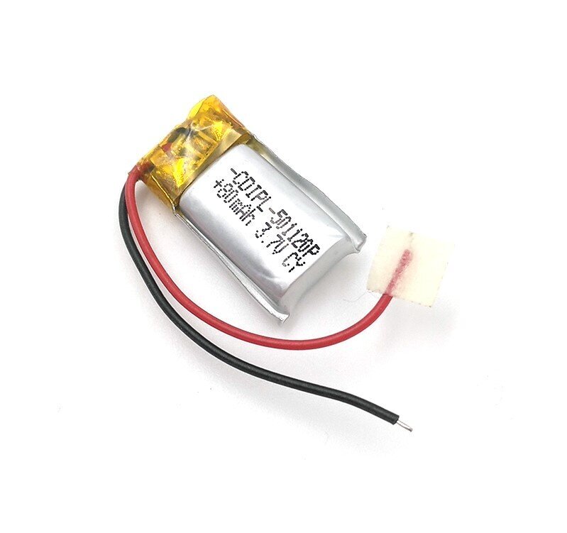 1 tk laetav Lipo aku 501220 (3.7v, 80mAh Lipo) laetavale kaasaskantavale videotelefonile mp3 mp4 LED-valgus GPS-le цена и информация | Nutiseadmed ja aksessuaarid | kaup24.ee