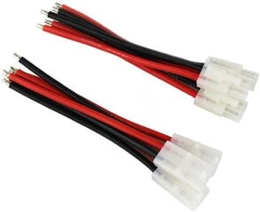 3 paari Tamiya Plug Male Female kaabliadapteri adapter 14awg 10cm RC Car Lipo aku laadimiseks цена и информация | Дополнительные принадлежности | kaup24.ee