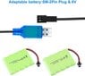 2 tk SM-2P USB laadija kaabel 250mAh väljund RC auto 6V Ni-Mh akudele helesinine värvus цена и информация | Nutiseadmed ja aksessuaarid | kaup24.ee