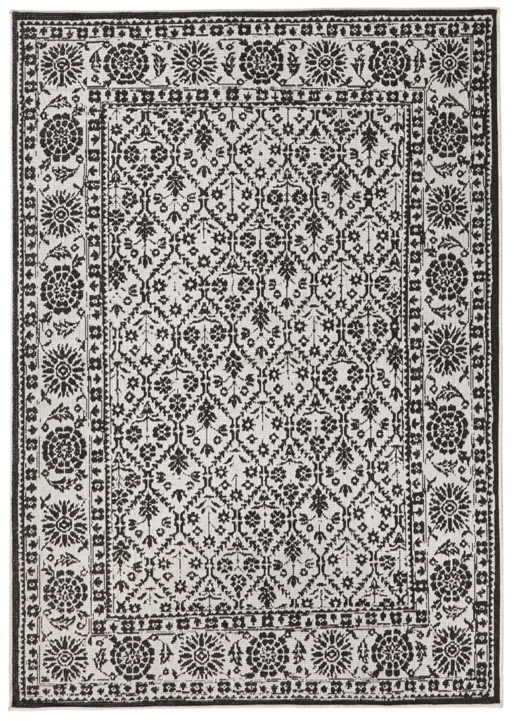 Vaip NORTHRUGS Twin Curacao Black Cream, 160x230 cm hind ja info | Vaibad | kaup24.ee