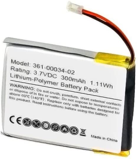 Aku 3.7V 300mAh1.11Wh 361-00034-02 Ühildub Garmin Fenix 3 / Fenix 3 HR nutikellaga asendusaku 300mAh цена и информация | Nutiseadmed ja aksessuaarid | kaup24.ee