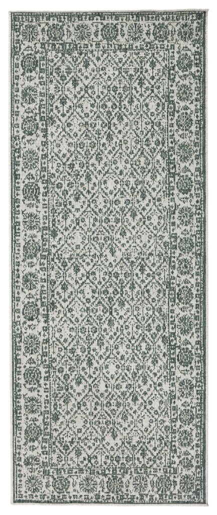 Vaip NORTHRUGS Twin Curacao Green Cream, 80x250 cm цена и информация | Vaibad | kaup24.ee