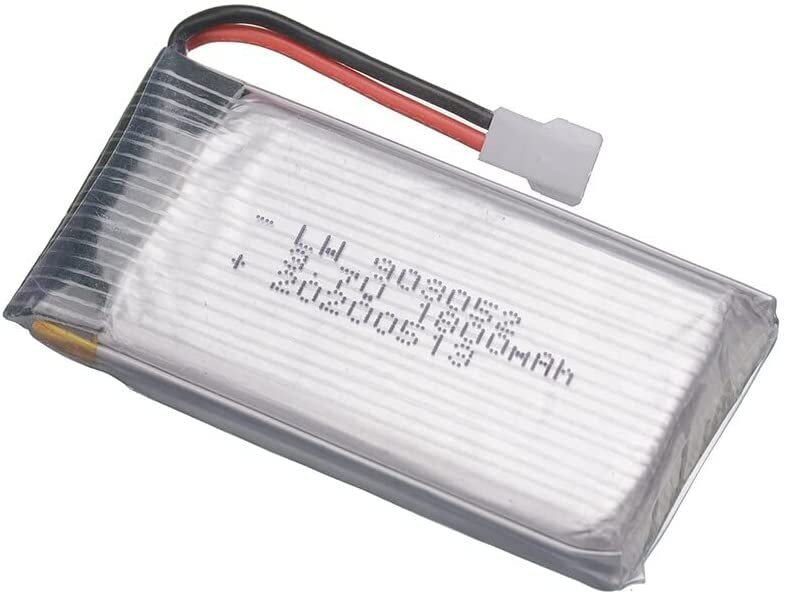 2 tükki 3.7v, 1800mAh Lipo laetav aku Rc Quadricopter Drones KY601S SYMA X5 X5S X5C X5SC X5SH X5SW M18 H5P hind ja info | Nutiseadmed ja aksessuaarid | kaup24.ee