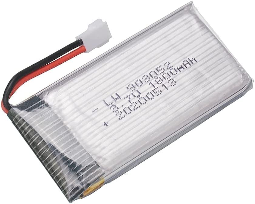 2 tükki 3.7v, 1800mAh Lipo laetav aku Rc Quadricopter Drones KY601S SYMA X5 X5S X5C X5SC X5SH X5SW M18 H5P hind ja info | Nutiseadmed ja aksessuaarid | kaup24.ee