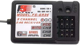 1 штука Flysky 2.4G 3CH FS-GR3E приемник для FS GT2 / GT2B / GT2F / GT3B / GT3C / T6 / CT6B / TH9A / TH9X передатчик цена и информация | Смарттехника и аксессуары | kaup24.ee