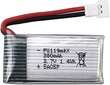 4 tk 3.7v 380mAh laetav Li-Po aku Hubsan X4 H107c H107d H107L,Syma X11 X11C,HS170 HS170C Rc Quadrikopteri jaoks. цена и информация | Nutiseadmed ja aksessuaarid | kaup24.ee