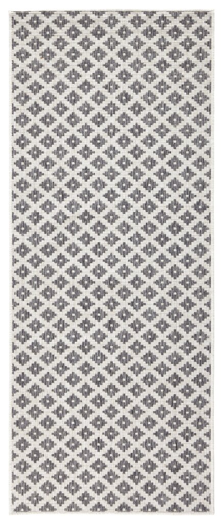 Vaip NORTHRUGS Twin Nizza Grey Cream, 80x250 cm цена и информация | Vaibad | kaup24.ee