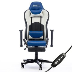 Massaažimängutool ByteZone Dolce Gaming Chair, must-sinine цена и информация | Офисные кресла | kaup24.ee