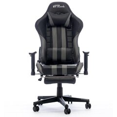 Массажное игровое кресло ByteZone Python с bluetooth динамиками Gaming Chair, черно-серое цена и информация | Офисные кресла | kaup24.ee