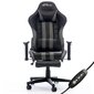 Massaažimängutool ByteZone Python bluetooth kõlaritega Gaming Chair, must-hall цена и информация | Kontoritoolid | kaup24.ee