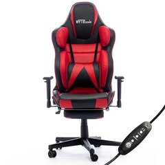 Masseeriv Mänguritool ByteZone Hulk Gaming Chair, must-punane цена и информация | Офисные кресла | kaup24.ee