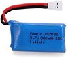 4 tükki 3.7v, 380mAh laetavad Lipo akud Rc Quadricopter Drones HUBSAN X4 H107L H107C H107D H107 V252 JXD 385 jaoks цена и информация | Nutiseadmed ja aksessuaarid | kaup24.ee