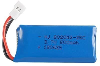 1 tk laetavad Lipo akud 3.7v, 500mAh Rc Quadricopter Drones HUBSAN X4 H107L H107C H107D H107 V252 JXD 385 jaoks hind ja info | Nutiseadmed ja aksessuaarid | kaup24.ee