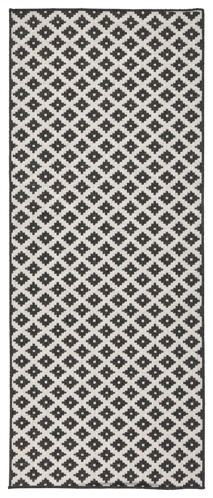 Vaip NORTHRUGS Twin Nizza Black Cream, 120x170 cm hind ja info | Vaibad | kaup24.ee