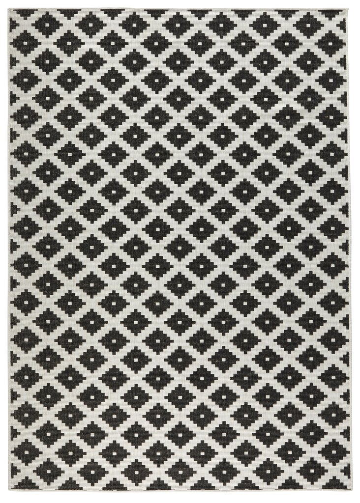 Vaip NORTHRUGS Twin Nizza Black Cream, 120x170 cm hind ja info | Vaibad | kaup24.ee