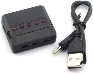 Литиевое зарядное устройство универсальное зарядное устройство 5 в 1 USB для Hubsan H107D Syma X5C Quadcopter RC цена и информация | Смарттехника и аксессуары | kaup24.ee