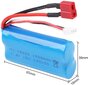 1 tk Li-Ion aku 7.4V 1500mAH 12428 / FY01 / FY02 / FY03 laetavaks tarvikuks varuosad kaugjuhtimispuldi RC autodele цена и информация | Nutiseadmed ja aksessuaarid | kaup24.ee