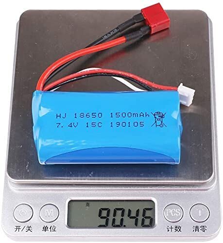 1 tk Li-Ion aku 7.4V 1500mAH 12428 / FY01 / FY02 / FY03 laetavaks tarvikuks varuosad kaugjuhtimispuldi RC autodele цена и информация | Nutiseadmed ja aksessuaarid | kaup24.ee