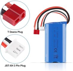 1 tk Li-Ion aku 7.4V 1500mAH 12428 / FY01 / FY02 / FY03 laetavaks tarvikuks varuosad kaugjuhtimispuldi RC autodele цена и информация | Смарттехника и аксессуары | kaup24.ee