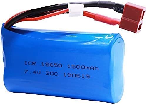 1 tk Li-Ion aku 7.4V 1500mAH 12428 / FY01 / FY02 / FY03 laetavaks tarvikuks varuosad kaugjuhtimispuldi RC autodele цена и информация | Nutiseadmed ja aksessuaarid | kaup24.ee