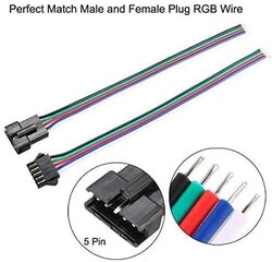 10 tk JST SM 5-poolne pistiku LED Power Male ja Female SM adapteri kaabel 150mm 20AWG цена и информация | Смарттехника и аксессуары | kaup24.ee