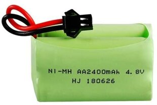 1 tk 4.8V AA aku, 2400mAh laetav Ni-MH akupakett, SM 2P pistik HY800 F1 F3 RC Boat RC Bus koos SM 2P USB laadimiskaabliga цена и информация | Смарттехника и аксессуары | kaup24.ee