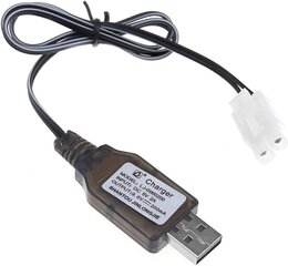 1 tk 9,6 V Ni-MH Ni-CD aku laetav 200 mA USB toiteallikas DC 5 V laadija adapteri pistikupesa L6.2-2P pistikupesaga kaugjuhtimispuldi RC auto paadi jaoks hind ja info | Nutiseadmed ja aksessuaarid | kaup24.ee