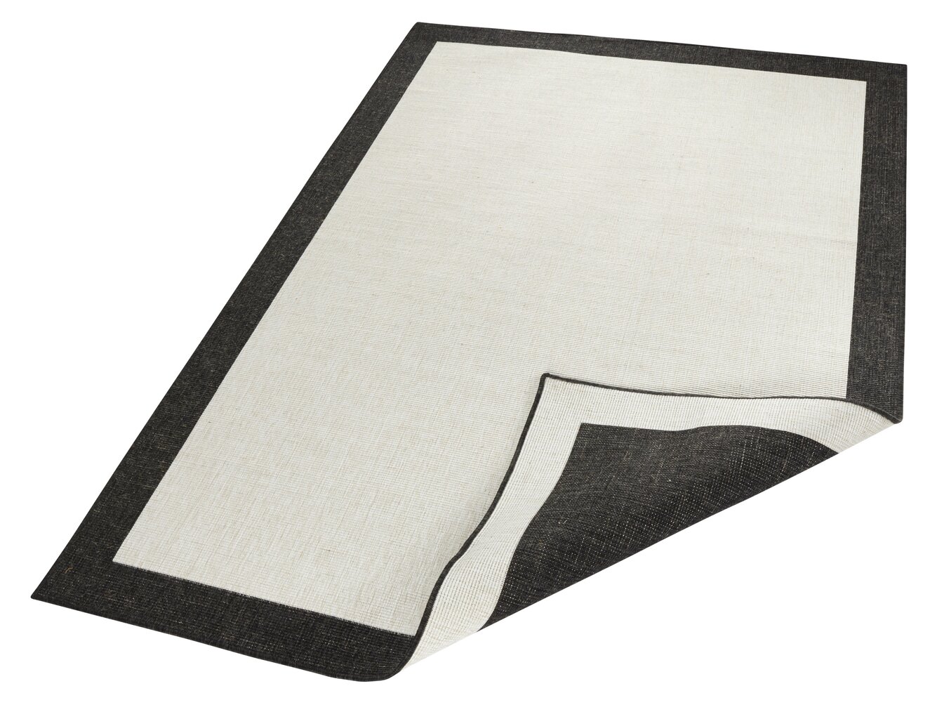 Vaip NORTHRUGS Twin Panama Black Cream, 80x250 cm цена и информация | Vaibad | kaup24.ee