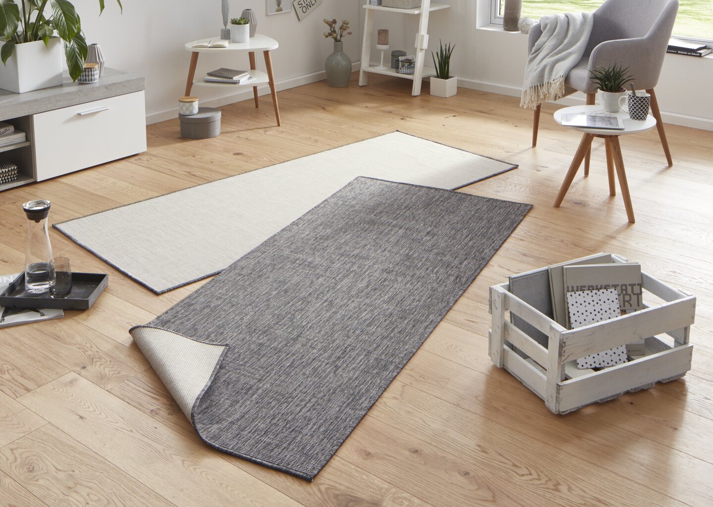 Vaip NORTHRUGS Twin Miami Grey, 80x350 m hind ja info | Vaibad | kaup24.ee