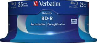 Verbatim BD-R 25 GB hind ja info | Vinüülplaadid, CD, DVD | kaup24.ee