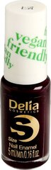 Küünelakk Delia Cosmetics Vegan Friendly Size S, nr 225 Black Berry, 5ml цена и информация | Лаки для ногтей, укрепители для ногтей | kaup24.ee